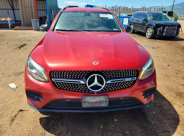 WDC0G6EB5HV011058 2017 MERCEDES-BENZ GLC-CLASS Burgundy Հետևի տեսք
