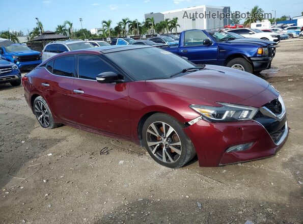 1N4AA6AP1HC369398 2017 NISSAN MAXIMA Red წინა ხედი