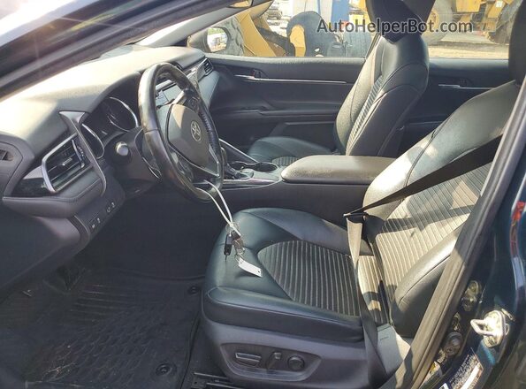 4T1B11HK4KU722774 2019 TOYOTA CAMRY Blue წინა პანელის ხედი