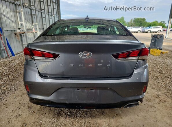 5NPE24AF8KH750200 2019 HYUNDAI SONATA Серый Вид салона спереди