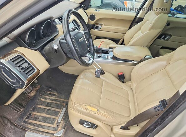 SALWR2PF2GA585585 2016 LAND ROVER RANGE Желто-коричневый Вид панели приборов