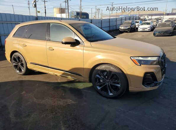 WA1VVBF78SD022700 2025 AUDI Q7 Tan წინა ხედი