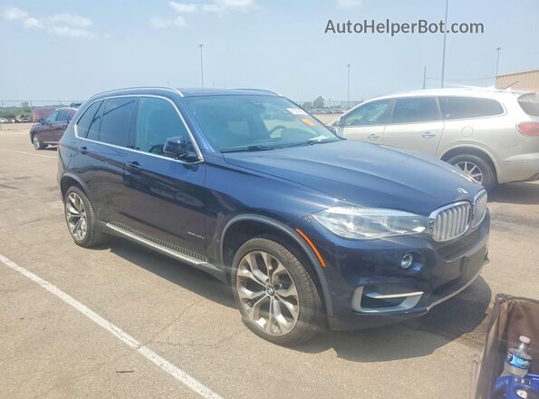 5UXKT0C52G0S76776 2016 BMW X5 Blue Widok z przodu