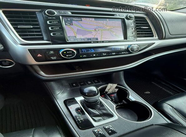 5TDJKRFH1GS245106 2016 TOYOTA HIGHLANDER Black Vista trasera