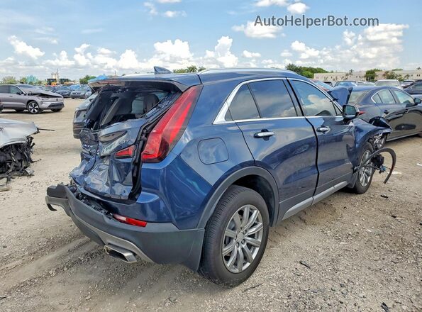 1GYFZCR43MF028086 2021 CADILLAC XT4 Blue Delantero derecho