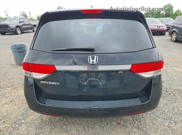 5FNRL5H63GB116714 2016 HONDA ODYSSEY Black Widok wnętrza z przodu