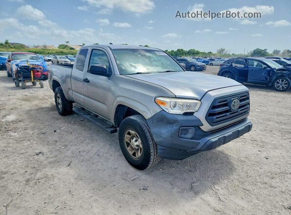 5TFRX5GN4KX149734 2019 TOYOTA TACOMA Silver Դիմացի տեսք