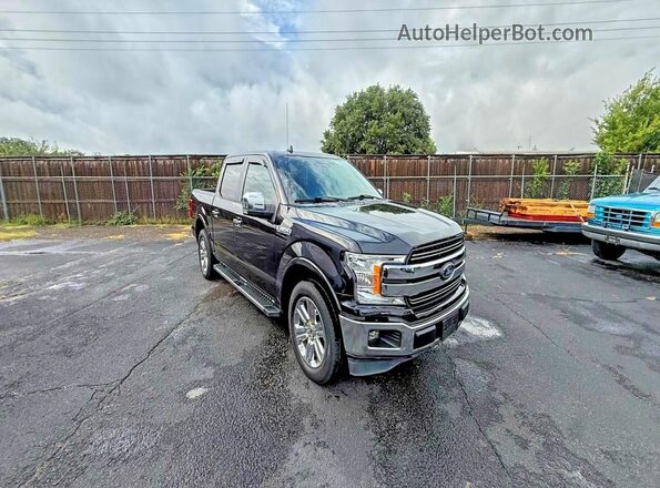 1FTEW1C46KFB58299 2019 FORD F150 Черный Задняя левая четверть
