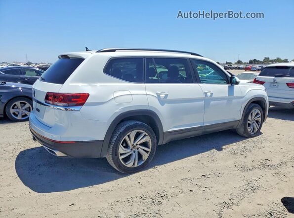 1V2WR2CA1MC568776 2021 VOLKSWAGEN ATLAS Белый Передняя правая четверть