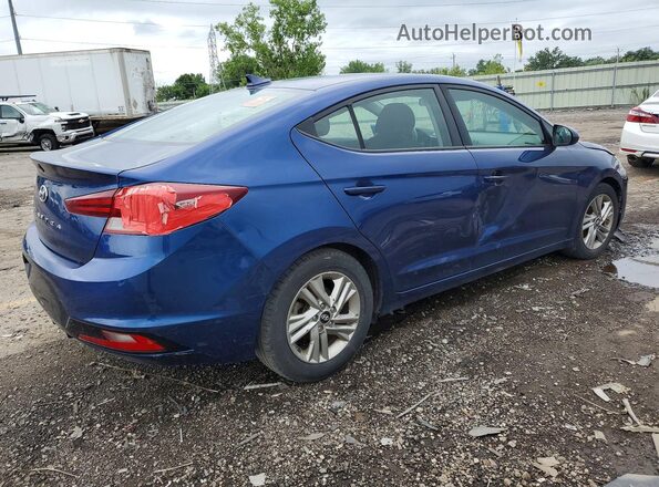 5NPD84LF8LH560700 2020 HYUNDAI ELANTRA Синий Передняя правая четверть
