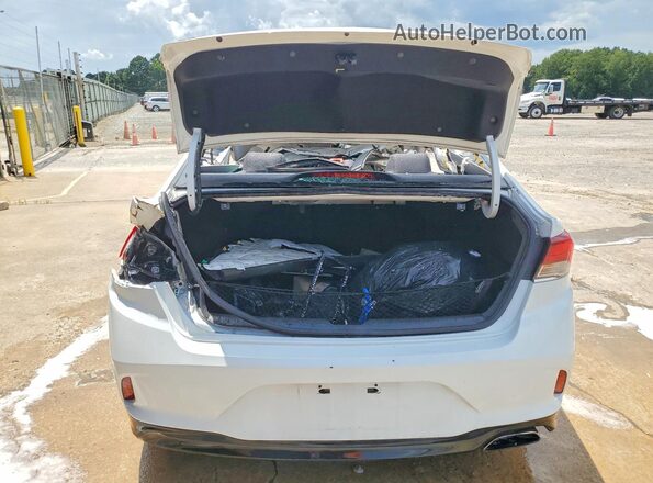 5NPE24AF3KH770144 2019 HYUNDAI SONATA White Вид салону спереду
