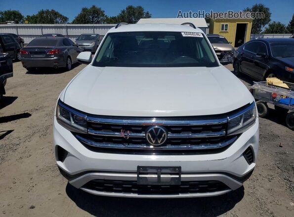 1V2WR2CA1MC568776 2021 VOLKSWAGEN ATLAS Белый Вид сзади