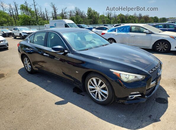 JN1EV7AR4HM835538 2017 INFINITI Q50 Black Вид спереду