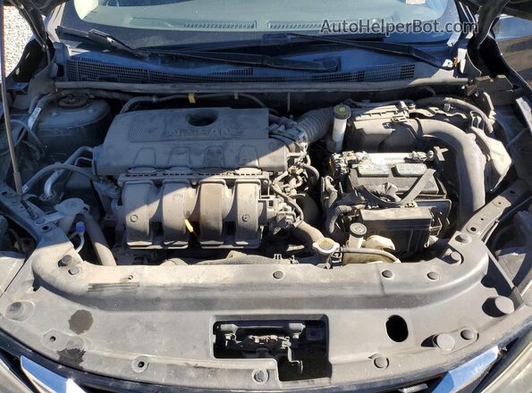 3N1AB7AP2HY356599 2017 NISSAN SENTRA Black Սալոնի հետևի տեսք