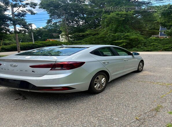5NPD84LF4KH471351 2019 HYUNDAI ELANTRA Серебряный Передняя правая четверть