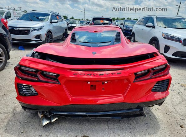 1G1YC2D45T5111193 2026 CHEVROLET CORVETTE Red Вид салону спереду