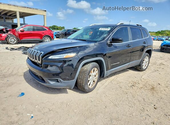 1C4PJLCB1HW613523 2017 JEEP CHEROKEE Black Rear left