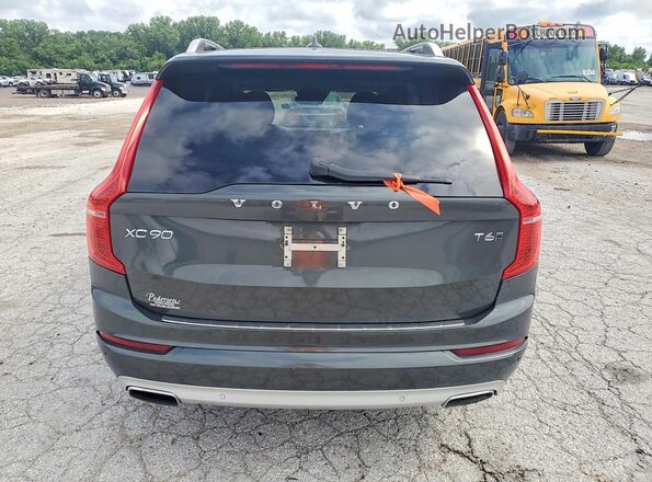 YV4A22PK3J1194226 2018 VOLVO XC90 Gray Widok wnętrza z przodu