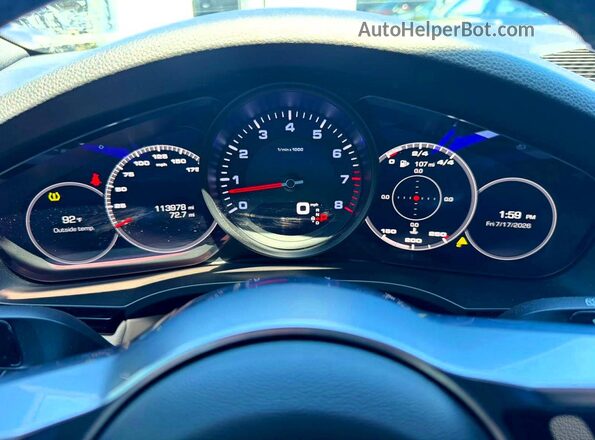 WP1AA2AY7KDA09385 2019 PORSCHE CAYENNE Charcoal Widok deski rozdzielczej