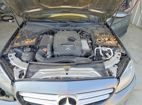 55SWF4JB8JU241418 2018 MERCEDES-BENZ C Gray Widok komory silnika