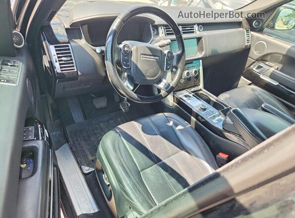 SALGS2FV3HA328499 2017 LAND ROVER RANGE Black Սարքավորումների վահանակի տեսք