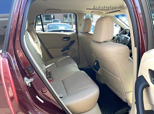 5J8TB4H56GL017636 2016 ACURA RDX Maroon წინა სალონის ხედი
