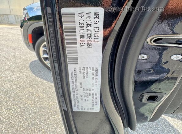 1C4SJVDTXNS108757 2022 JEEP WAGONEER Black Widok wnętrza z tyłu