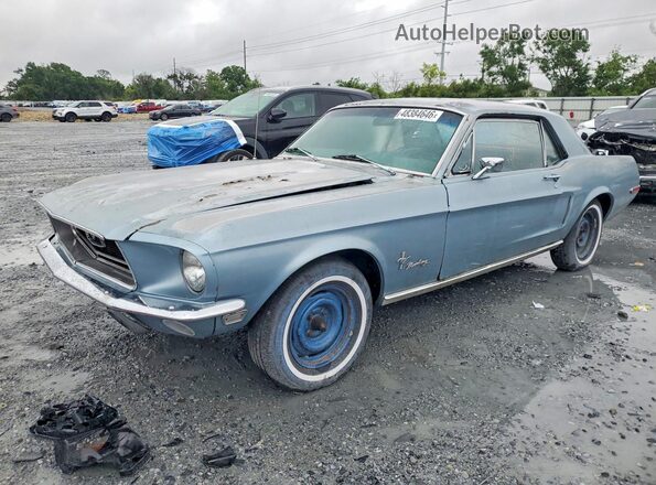 8T01T167983 1968 FORD MUSTANG Бирюзовый Задняя левая четверть