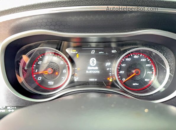 2C3CDXCT2GH227586 2016 DODGE CHARGER Gray Սարքավորումների վահանակի տեսք