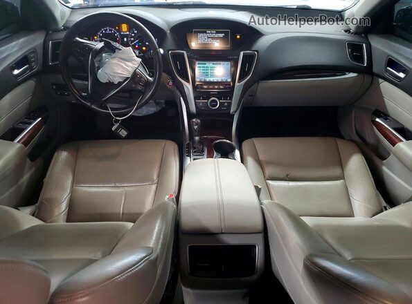 19UUB1F38GA005214 2016 ACURA TLX Черный Вид щитка приборов