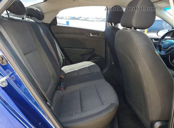 3KPC24A36KE070619 2019 HYUNDAI ACCENT Blue Սալոնի հետևի տեսք