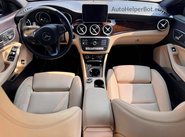 WDDSJ4EB1JN663143 2018 MERCEDES-BENZ CLA-CLASS Синий Вид щитка приборов