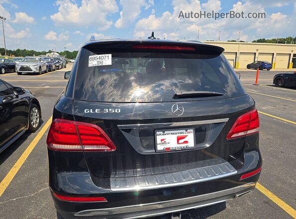4JGDA5JBXGA723883 2016 MERCEDES-BENZ GLE Черный Вид наклейки с VIN-кодом
