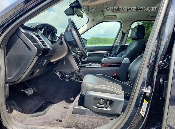 SALRTBBVXHA017437 2017 LAND ROVER DISCOVERY Black წინა პანელის ხედი