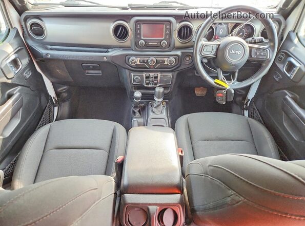 1C4HJXKN8MW672697 2021 JEEP WRANGLER White ხელსაწყოთა პანელის ხედი