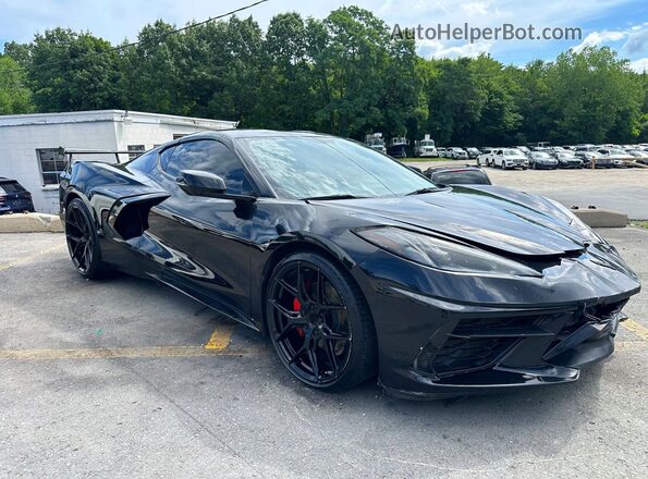 1G1YA2D40P5106799 2023 CHEVROLET CORVETTE Black Vista frontal