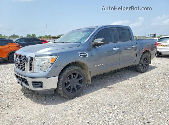 1N6AA1EK3HN512770 2017 NISSAN TITAN Серый Задняя левая четверть