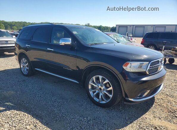 1C4RDHEG2GC322423 2016 DODGE DURANGO Black Вид спереду