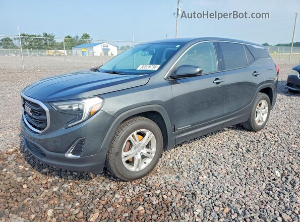 3GKALMEV2KL180678 2019 GMC TERRAIN Серый Задняя левая четверть