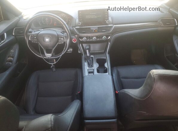 1HGCV1F31MA093246 2021 HONDA ACCORD Gray Սարքավորումների վահանակի տեսք