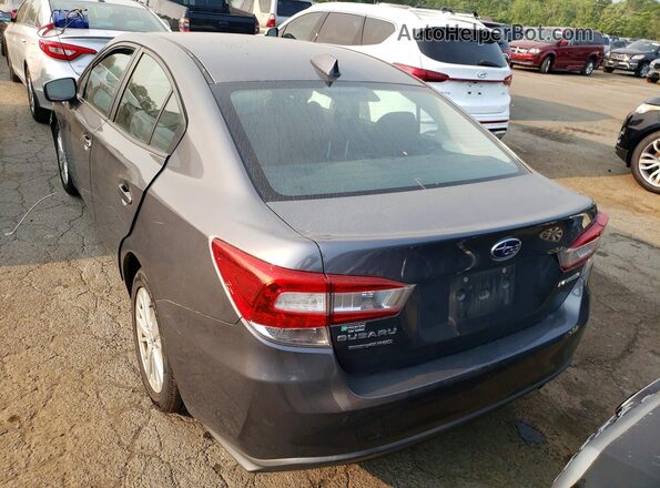 4S3GKAD61J3618845 2018 SUBARU IMPREZA Gray Widok wnętrza z przodu