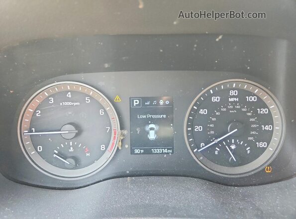 KM8J33A22GU199158 2016 HYUNDAI TUCSON Gray Հետևի նստատեղերի տեսք