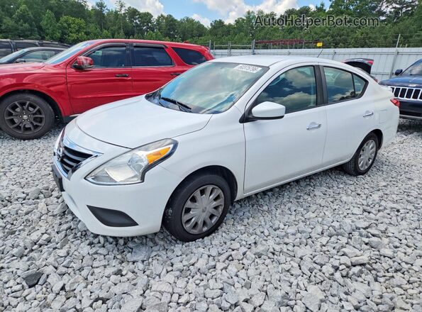 3N1CN7AP4KL878624 2019 NISSAN VERSA White უკანა მარცხენა