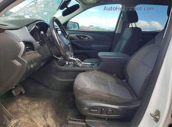 1GNERGKW1JJ229652 2018 CHEVROLET TRAVERSE White Առջևի վահանակի տեսք