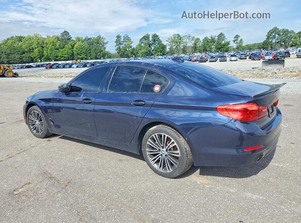 WBAJA5C59JWA36015 2018 BMW 5 SERIES Blue Հետևի աջ