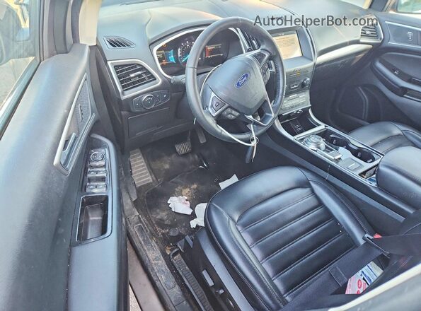 2FMPK4J97KBB57454 2019 FORD EDGE Gray Вид щитка приладів