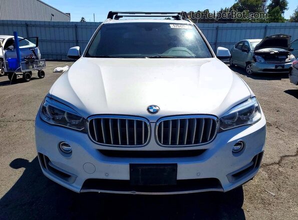 5UXKT0C55H0S80614 2017 BMW X5 White Widok z tyłu