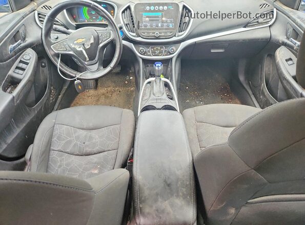 1G1RA6S53HU109761 2017 CHEVROLET VOLT Blue Widok zestawu wskaźników