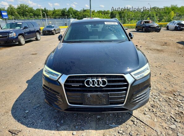 WA1JCCFS4JR007918 2018 AUDI Q3 Black Հետևի տեսք
