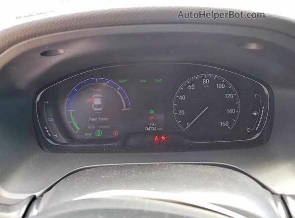 19XZE4F57LE001046 2020 HONDA INSIGHT Gray Սարքավորումների վահանակի տեսք